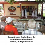 Encuentro con Combatientes del Movimiento del 26 de Julio Viñales(4)